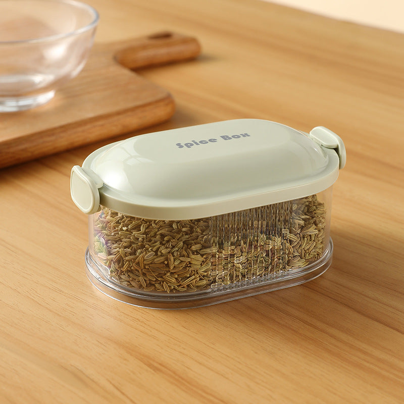 Convenient Spice Storage Boxes – Light Green