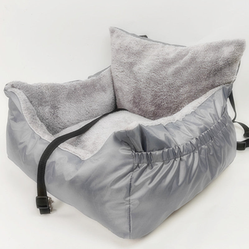 Dog Bed with Adjustable Comfort Features – Silver