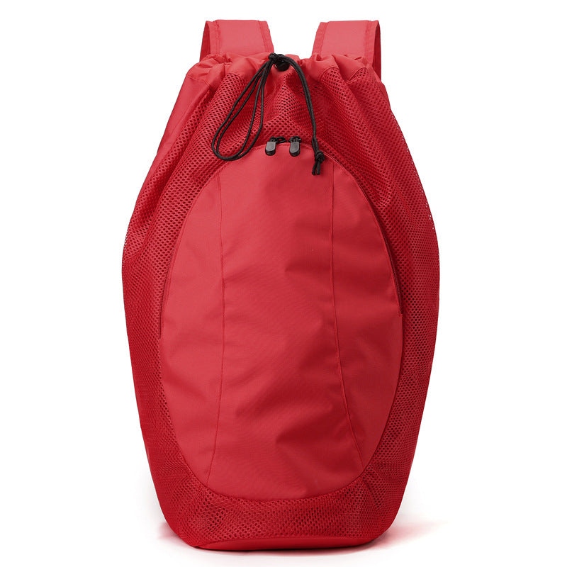 Mesh Backpack for Outdoor Use – Adjustable Design – Red