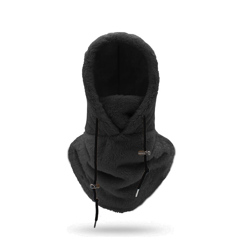 Fleece Hood for Outdoor Activities – Black