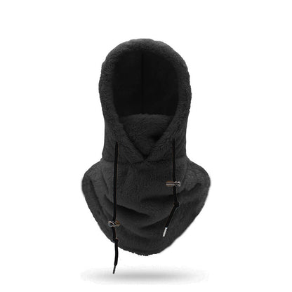 Fleece Hood for Outdoor Activities – Black