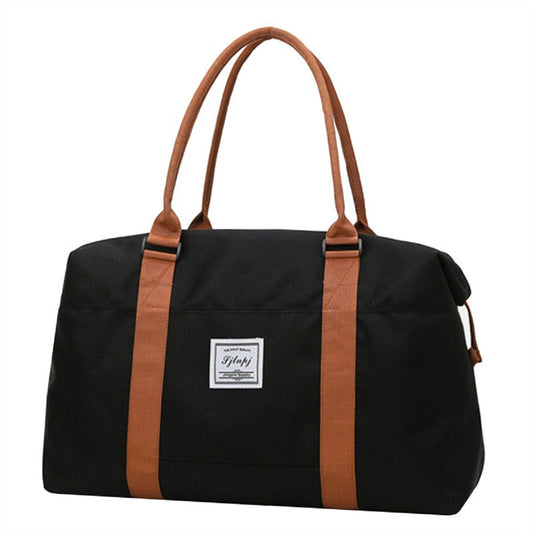 Women’s Overnight Weekender Bag for Travel - Shoulder Style – Black