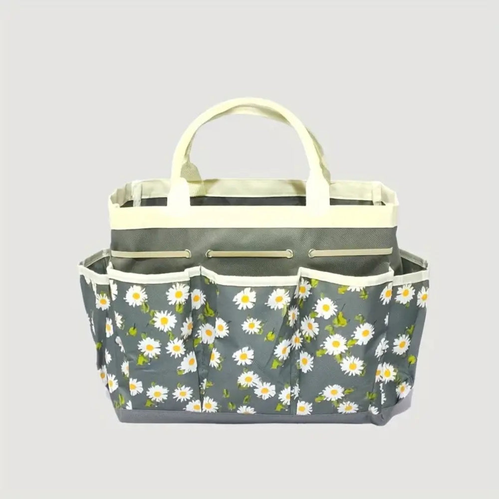 Charming Garden Tool Storage Tote for Effortless Organization – Grey Elegance