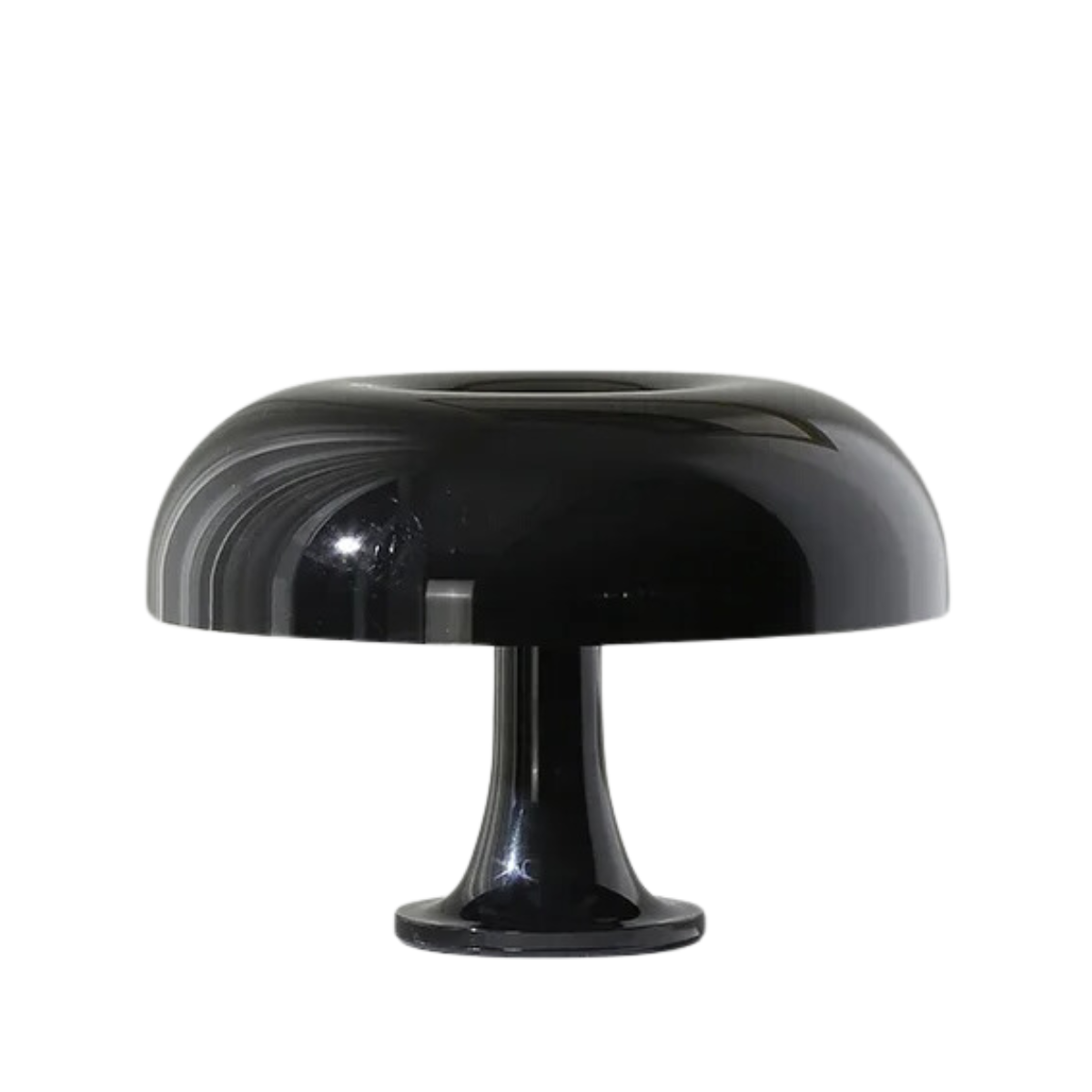 Table Lamps with LED Mushroom Design in Nordic Style – Black