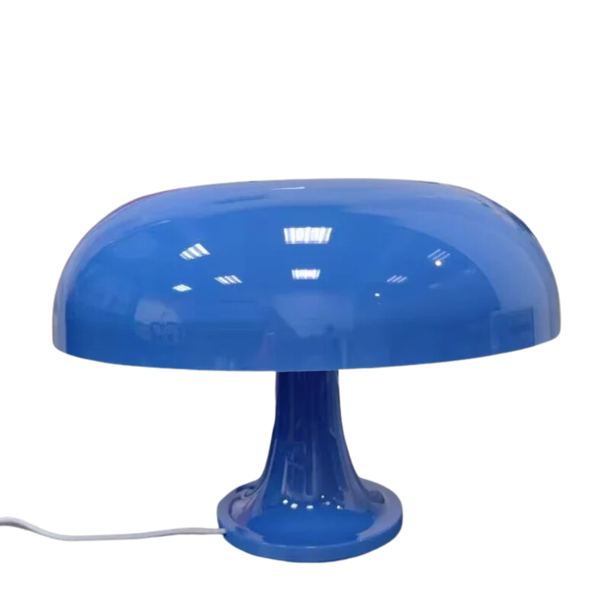 Table Lamps with LED Mushroom Design in Nordic Style – Blue