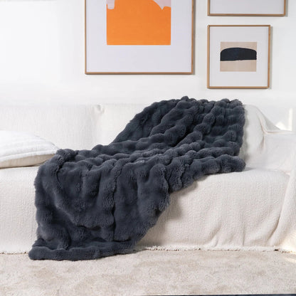 CloudSoft Cozy Throw Blanket for Ultimate Comfort – Shadow