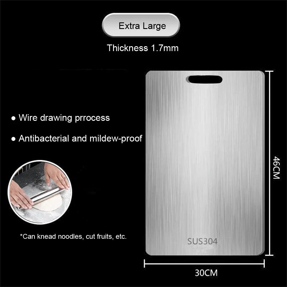 Cutting Board Made of 316 Stainless Steel – 18" x 12"