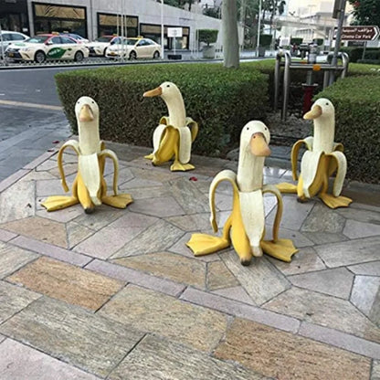 BananaDuck Decorative Figure – Fun Resin Accent for Indoor or Outdoor Use