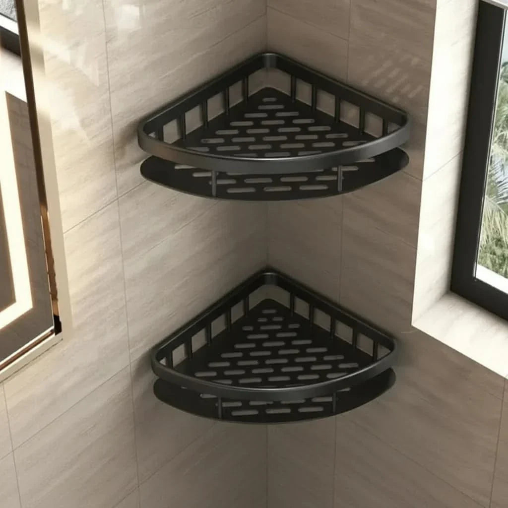 Drill-Free Bathroom Shelf for Stylish and Organized Spaces