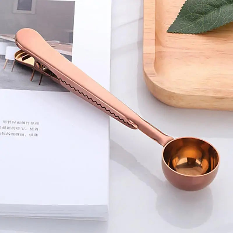 2-in-1 Coffee Measuring Spoon – Rosé Gold