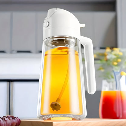 2-in-1 Kitchen Oil Sprayer – White