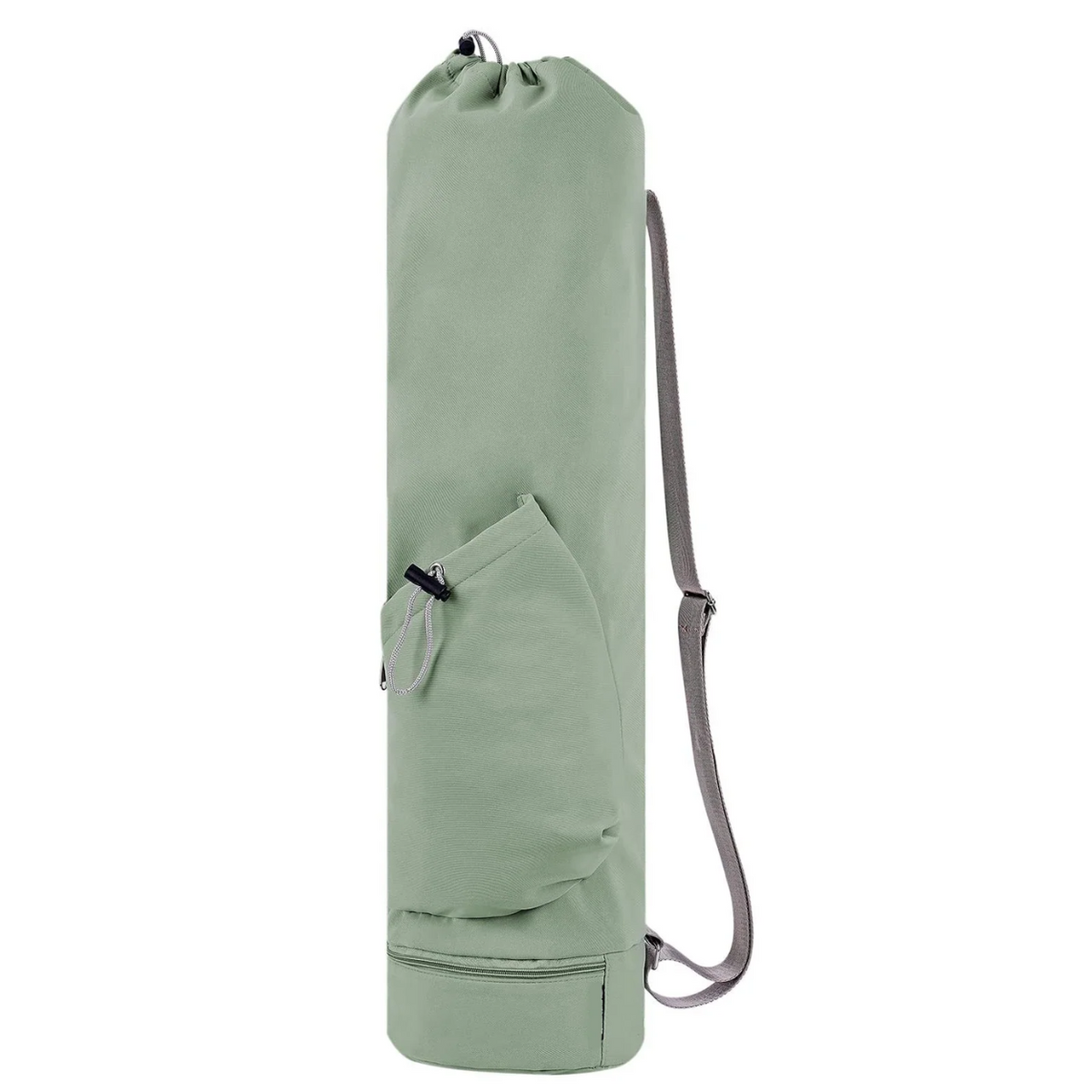 Athletic Travel Bag Featuring Water Bottle Holder – Green
