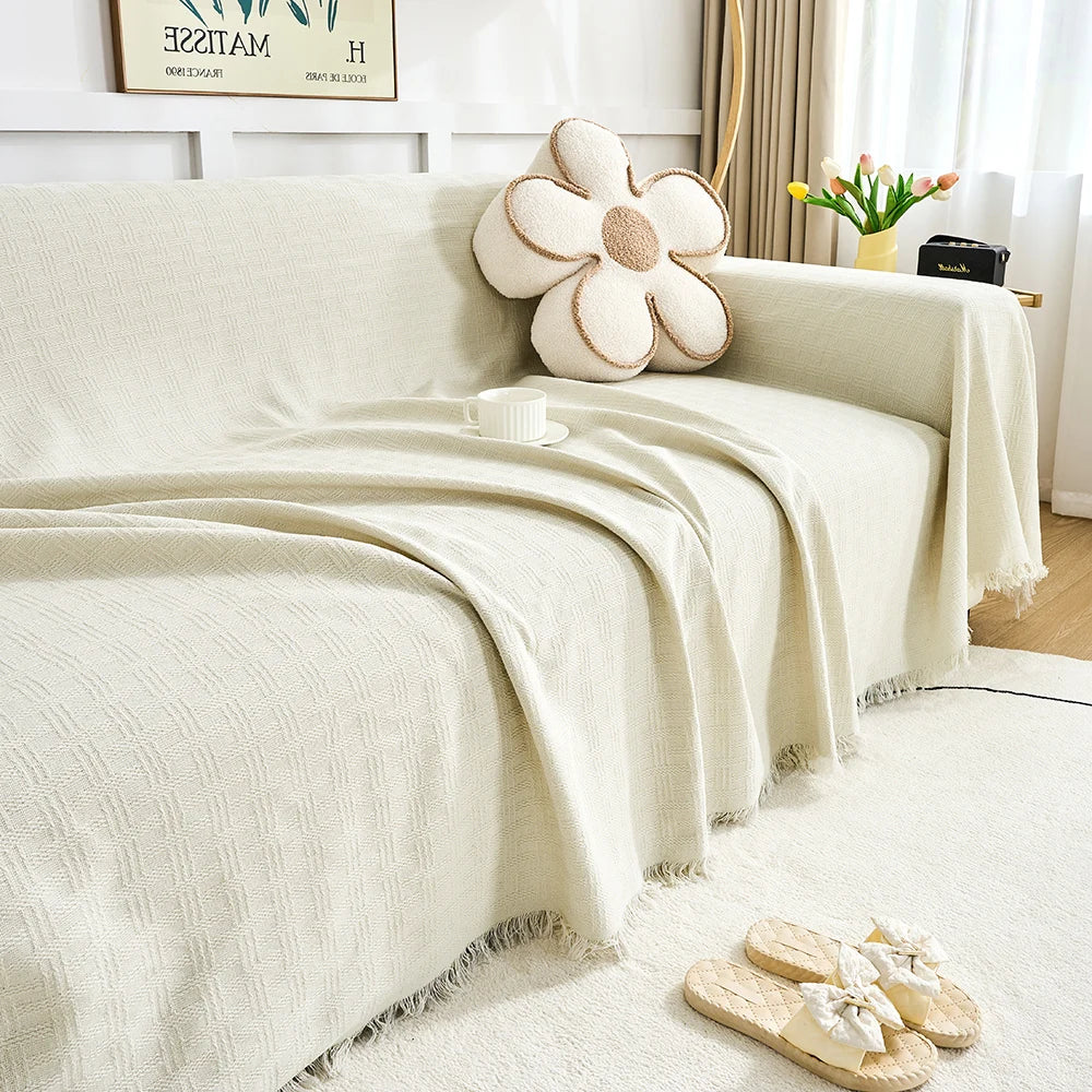 Reversible Large Sofa Throw Blanket