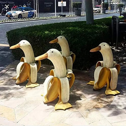 BananaDuck Decorative Figure – Fun Resin Accent for Indoor or Outdoor Use
