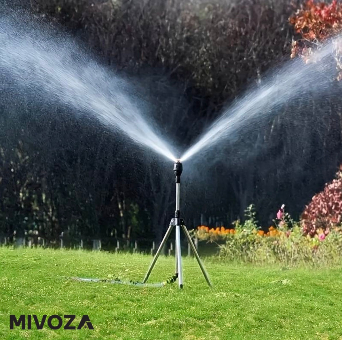 360-Degree Self-Rotating Garden Sprinkler System