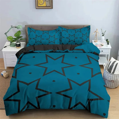 Bedding Set with Bold Geometric Design for a Modern Look