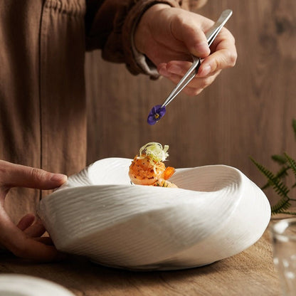 Contemporary Ceramic Bowl for Serving