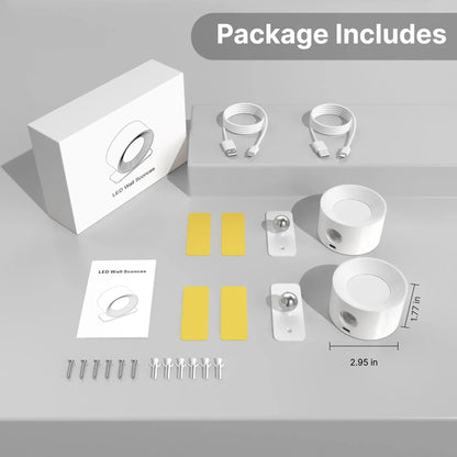Touch Control Adjustable LED Wall Light Sconce