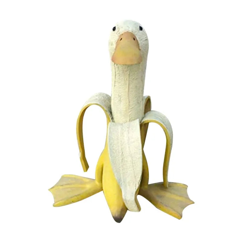 BananaDuck Decorative Figure – Fun Resin Accent for Indoor or Outdoor Use