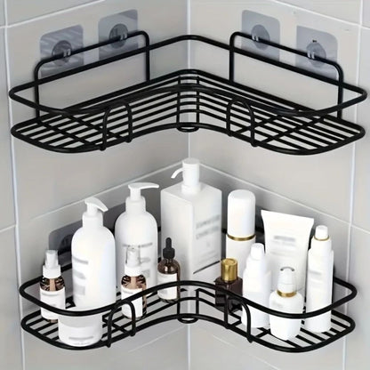 Space-Saving Corner Organizer for Shower & Kitchen