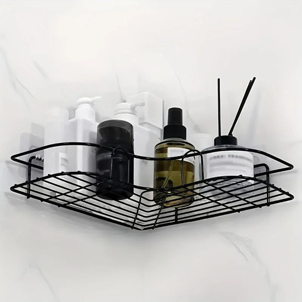 Space-Saving Corner Organizer for Shower & Kitchen