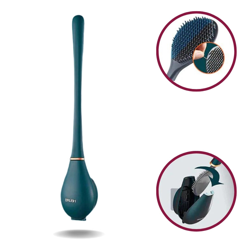 Flexible Toilet Brush – Effective Cleaning Tool – Green