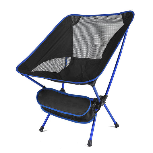 Foldable Outdoor Chair for Camping – Blue