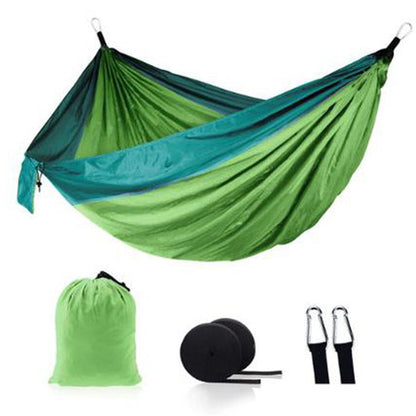 Lightweight Nylon Hammock for Outdoor Camping – Green