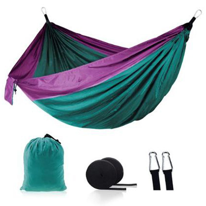 Lightweight Nylon Hammock for Outdoor Camping – Blue