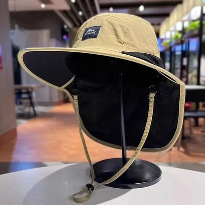 Quick-Dry Outdoor Hat for Camping and Fishing Activities