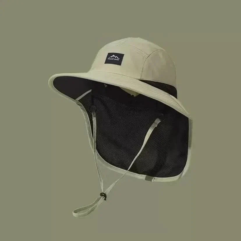 Quick-Dry Outdoor Hat for Camping and Fishing Activities – Green