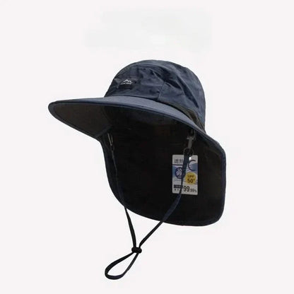 Quick-Dry Outdoor Hat for Camping and Fishing Activities – Navy Blue