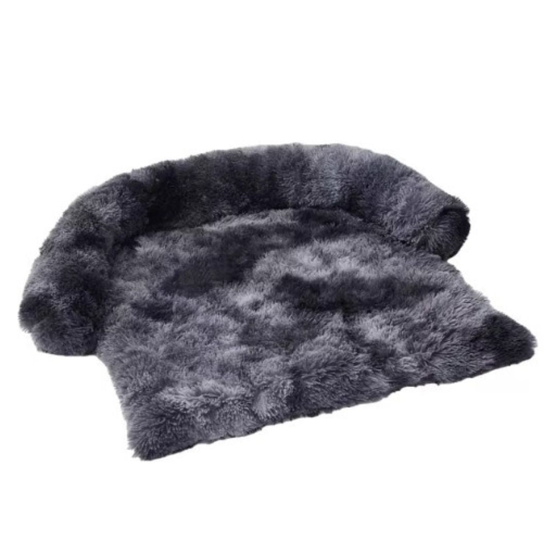 Washable, Warm, and Waterproof Autumn Cushion for Your Dog – White Dark Grey
