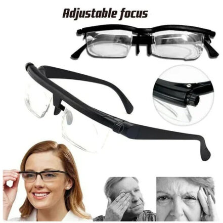 Versatile Adjustable Vision Glasses for All Distances