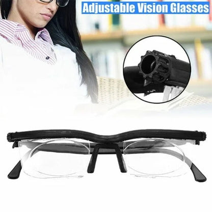 Versatile Adjustable Vision Glasses for All Distances