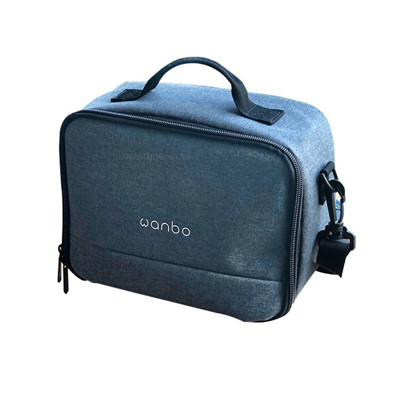 Travel-Friendly Projector Storage Case with Protective Features – Blue