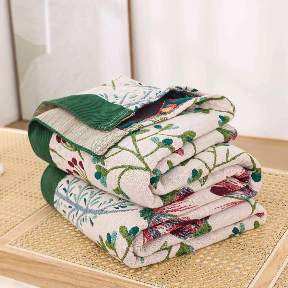 Wildflower-Themed Decorative Throw Blanket for Cozy Comfort