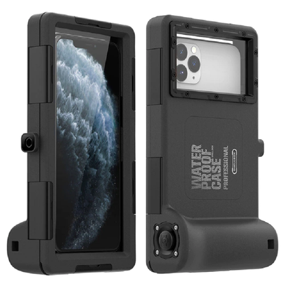 Waterproof Phone Case for Diving - Compatible with iPhone – Black