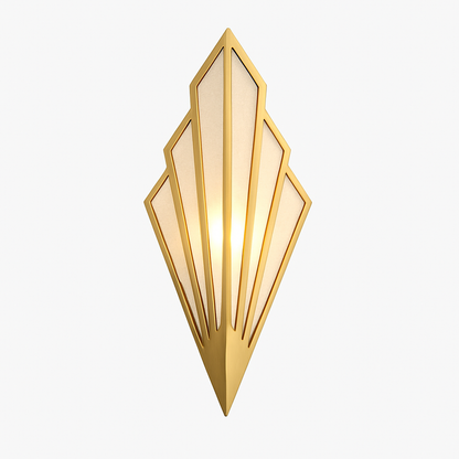 Wall-Mounted LED Design Sconce in Colored Metal – Gold