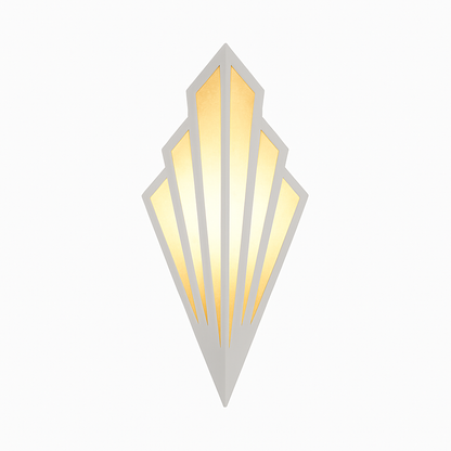 Wall-Mounted LED Design Sconce in Colored Metal – White