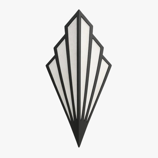 Wall-Mounted LED Design Sconce in Colored Metal – Black