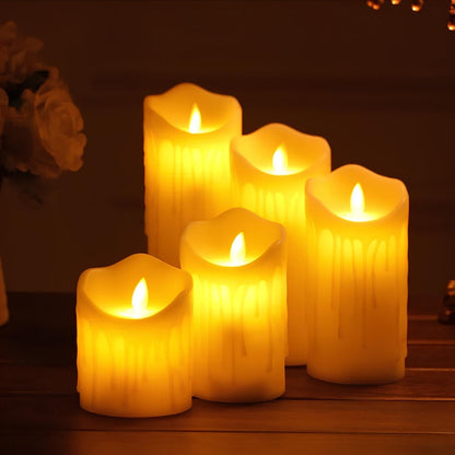 Battery-Operated LED Candles – Realistic Lighting in Various Sizes and Styles