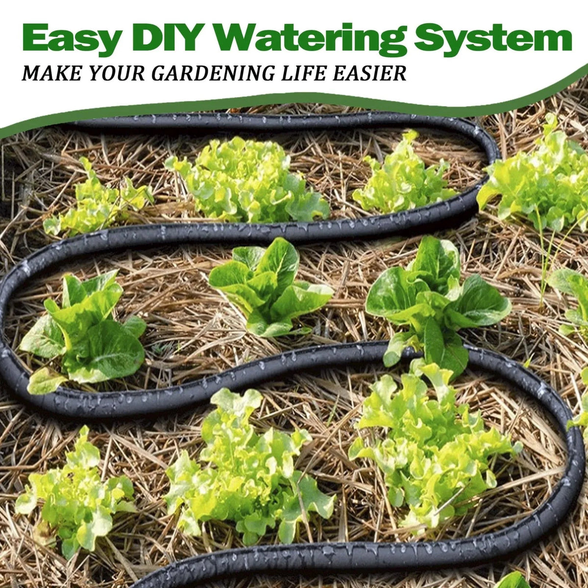 100ft Soaker Hose for Accurate Garden Root Irrigation