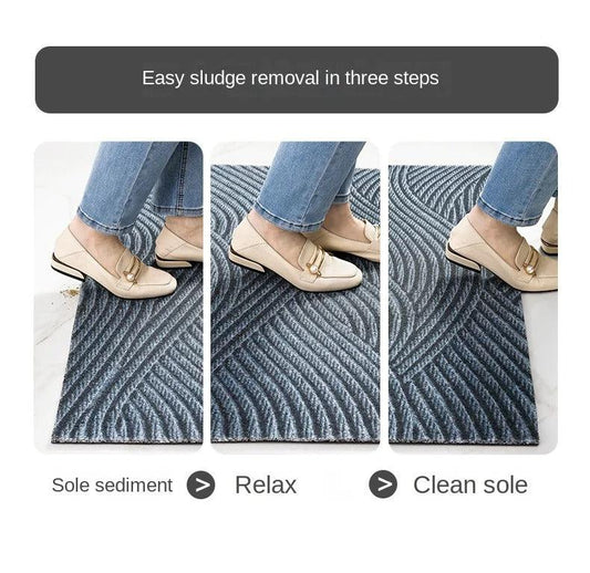 Modern PVC Door Mat with Slip Resistance and Sand Removal