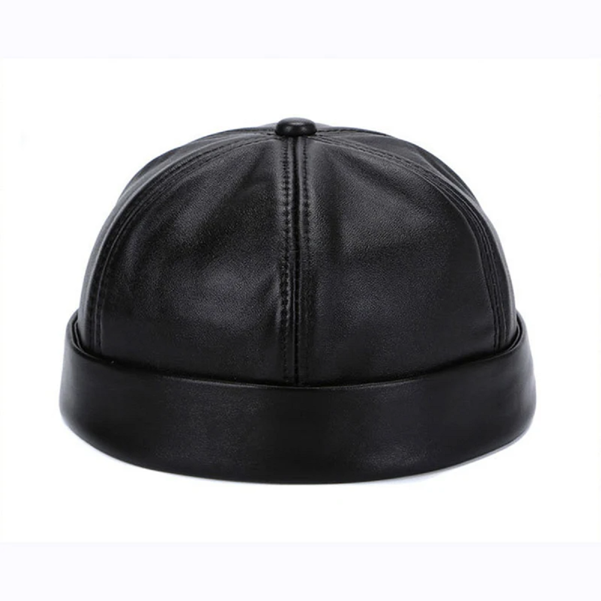 Unisex Vintage Knit Caps – Black