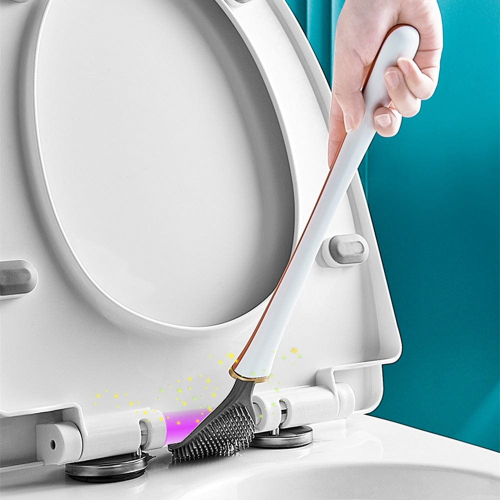 Flexible Silicone Toilet Brush for Contemporary Home Use