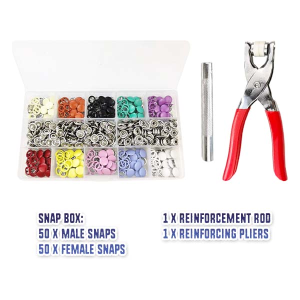 Quick-Fix Snap Fastener Craft Kit