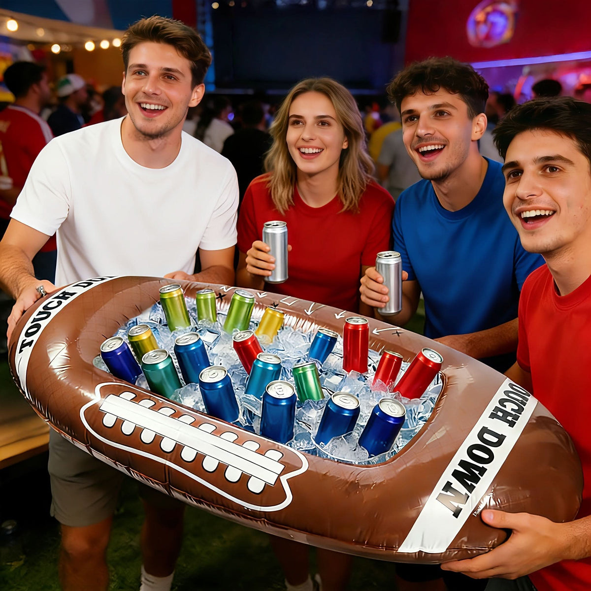 Inflatable Football Yard Decoration for Beach and Lawn Gatherings