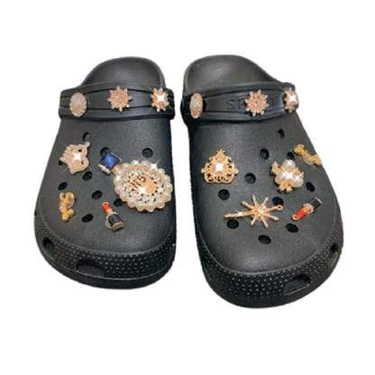 Platform Garden and Beach Sandals for Women - Clog Style Slippers – Black