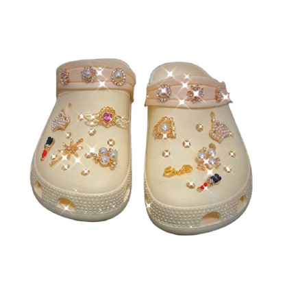 Platform Garden and Beach Sandals for Women - Clog Style Slippers – White